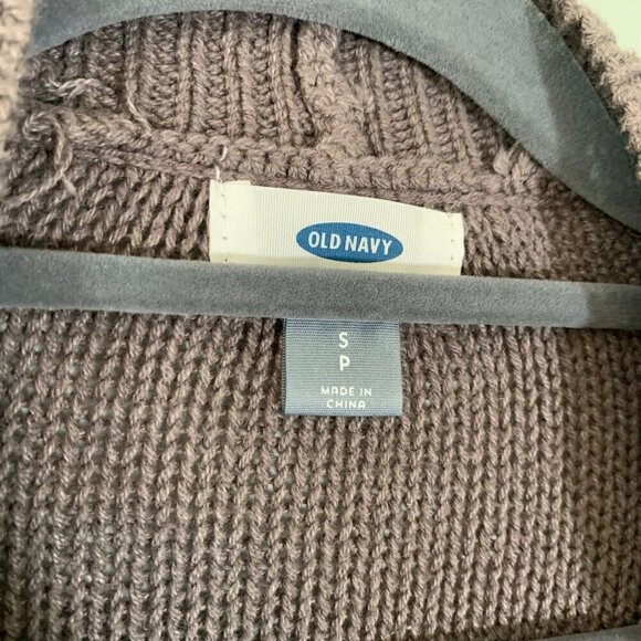 Old Navy medium weight cable knit long sleeve open front cardigan sweater - Picture 6 of 9